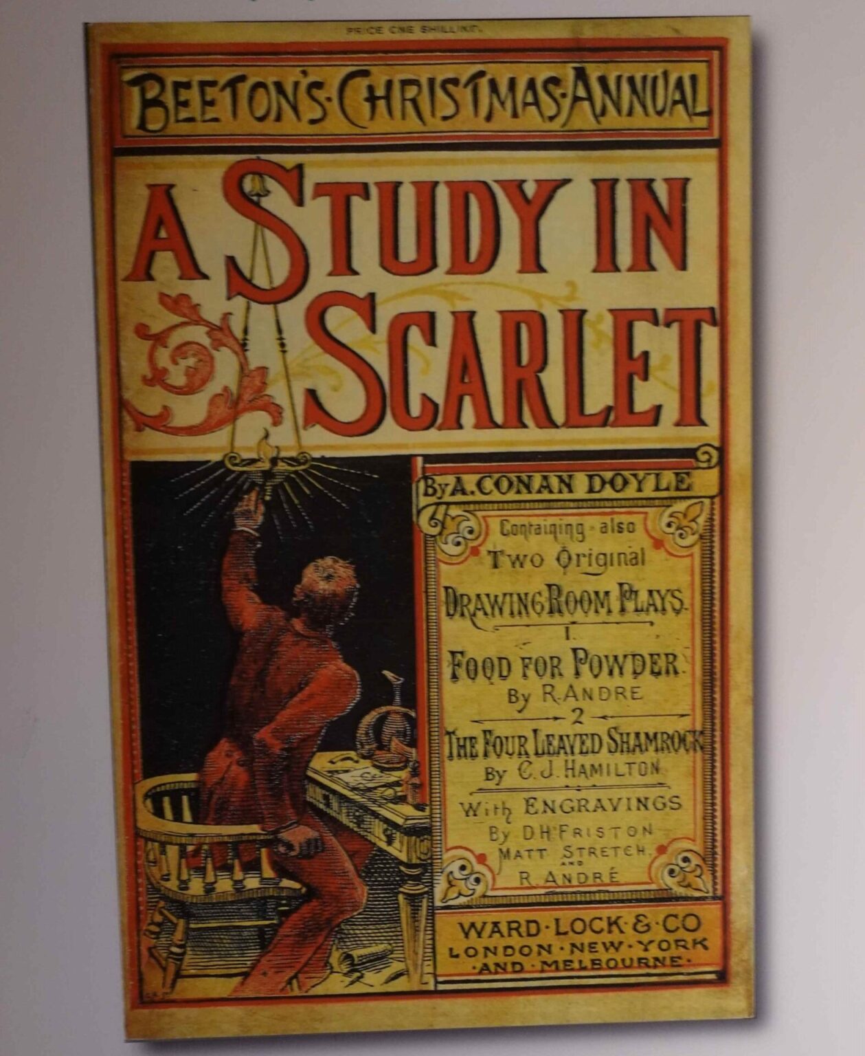 最初のシャーロック・ホームズ物語であるA Study in Scarlet