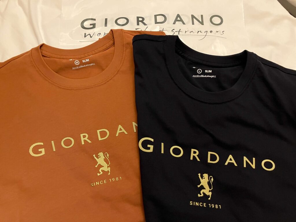 GIORDANOのTシャツ